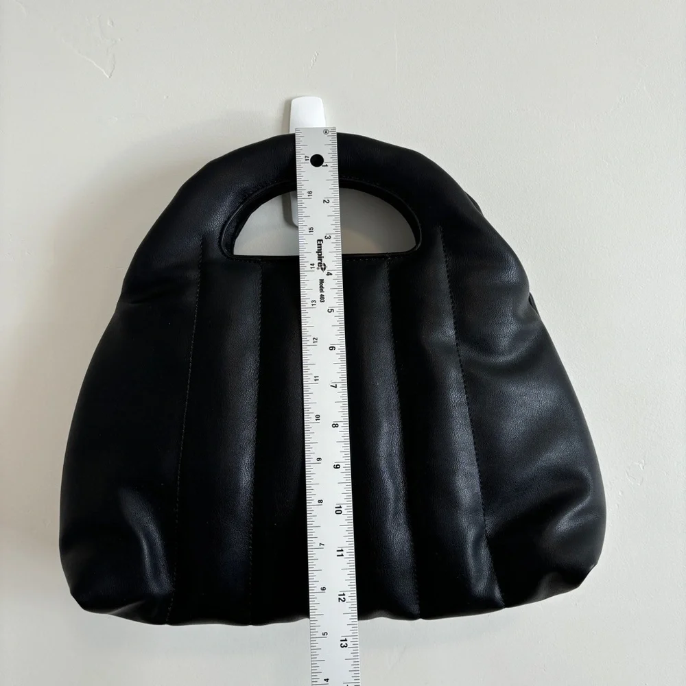 Fawn Design black‎ quilted handbag NWT